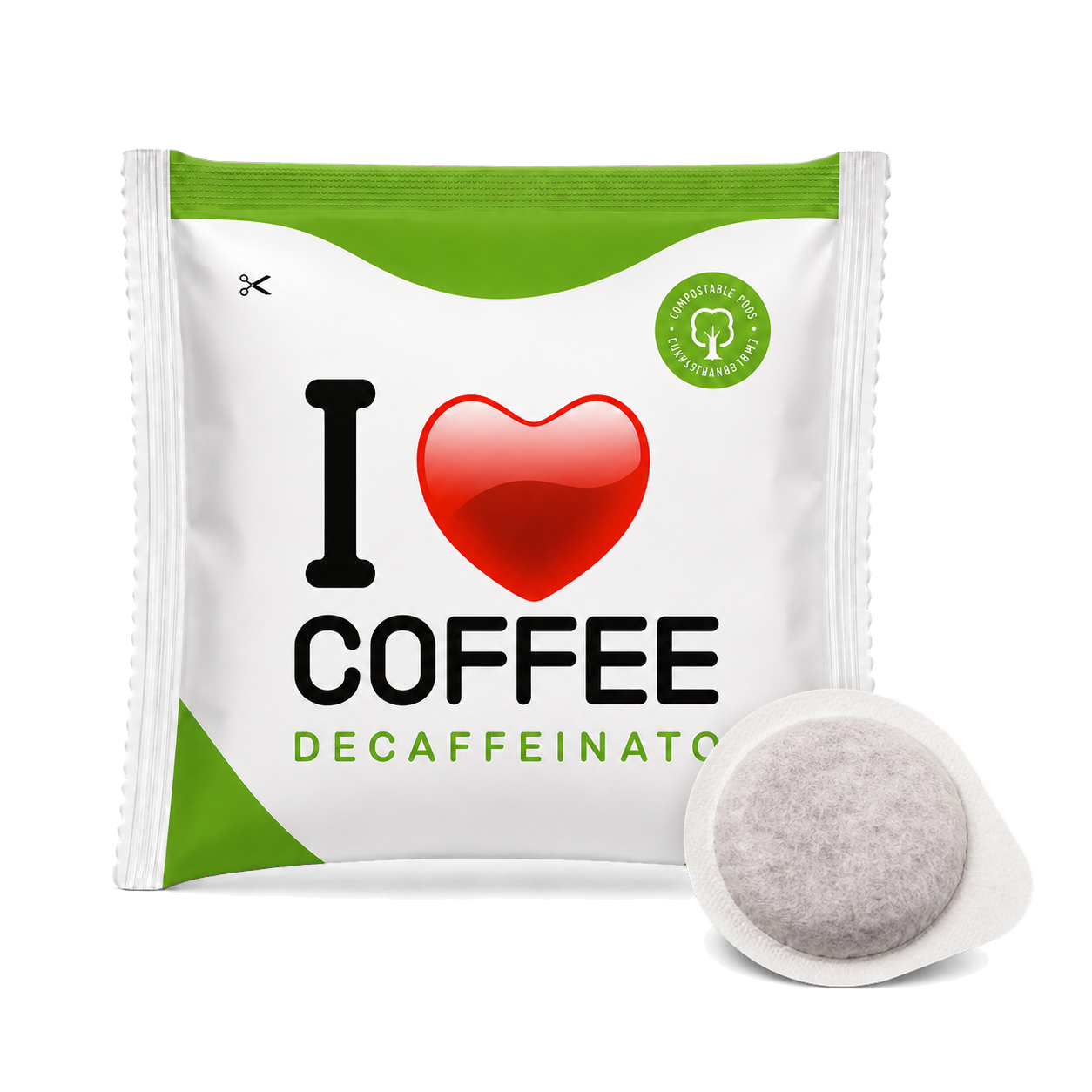 Cialde Decaffeinato I Love Coffee