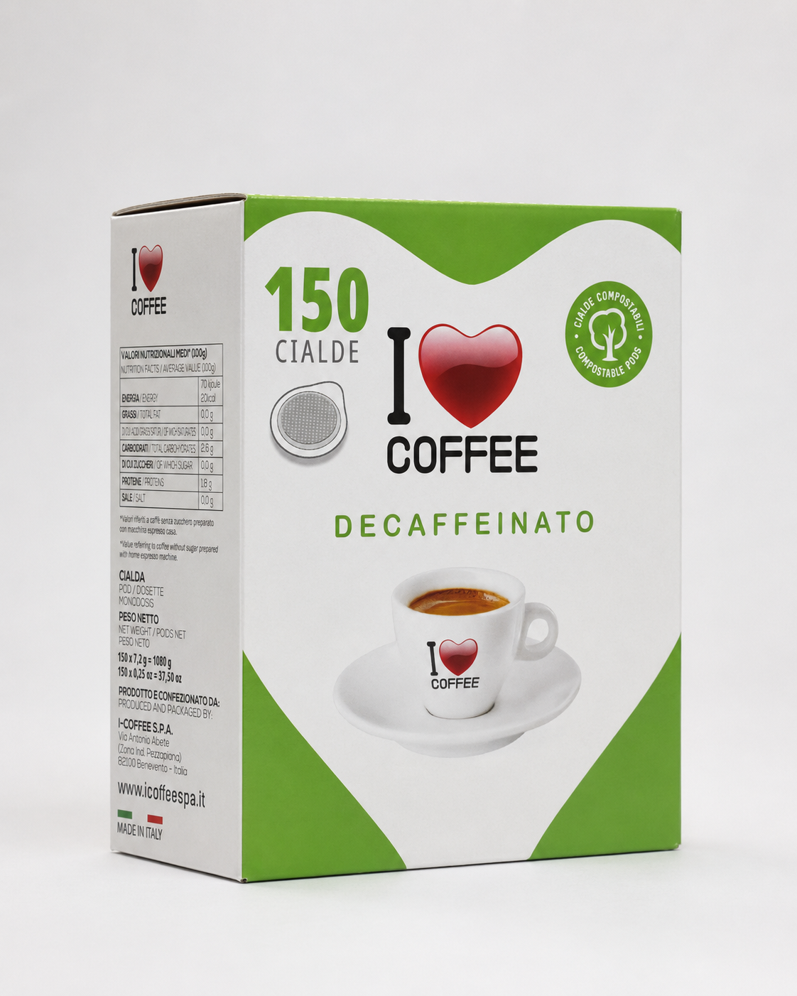 Cialde I love Coffee Dek