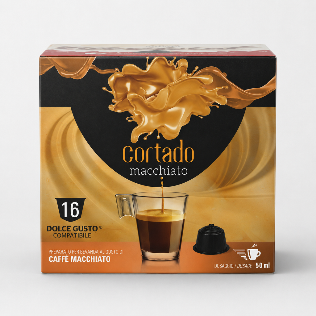 Capsule Compatibili Dolce Gusto Cortado I Love Coffee
