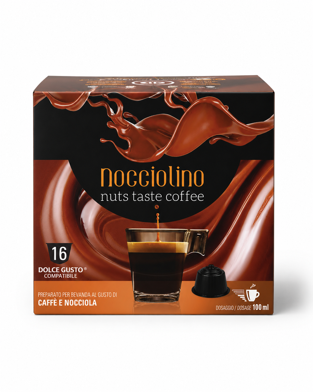 Capsule Compatibili Dolce Gusto Nocciolino Buongiorno I Love Coffee