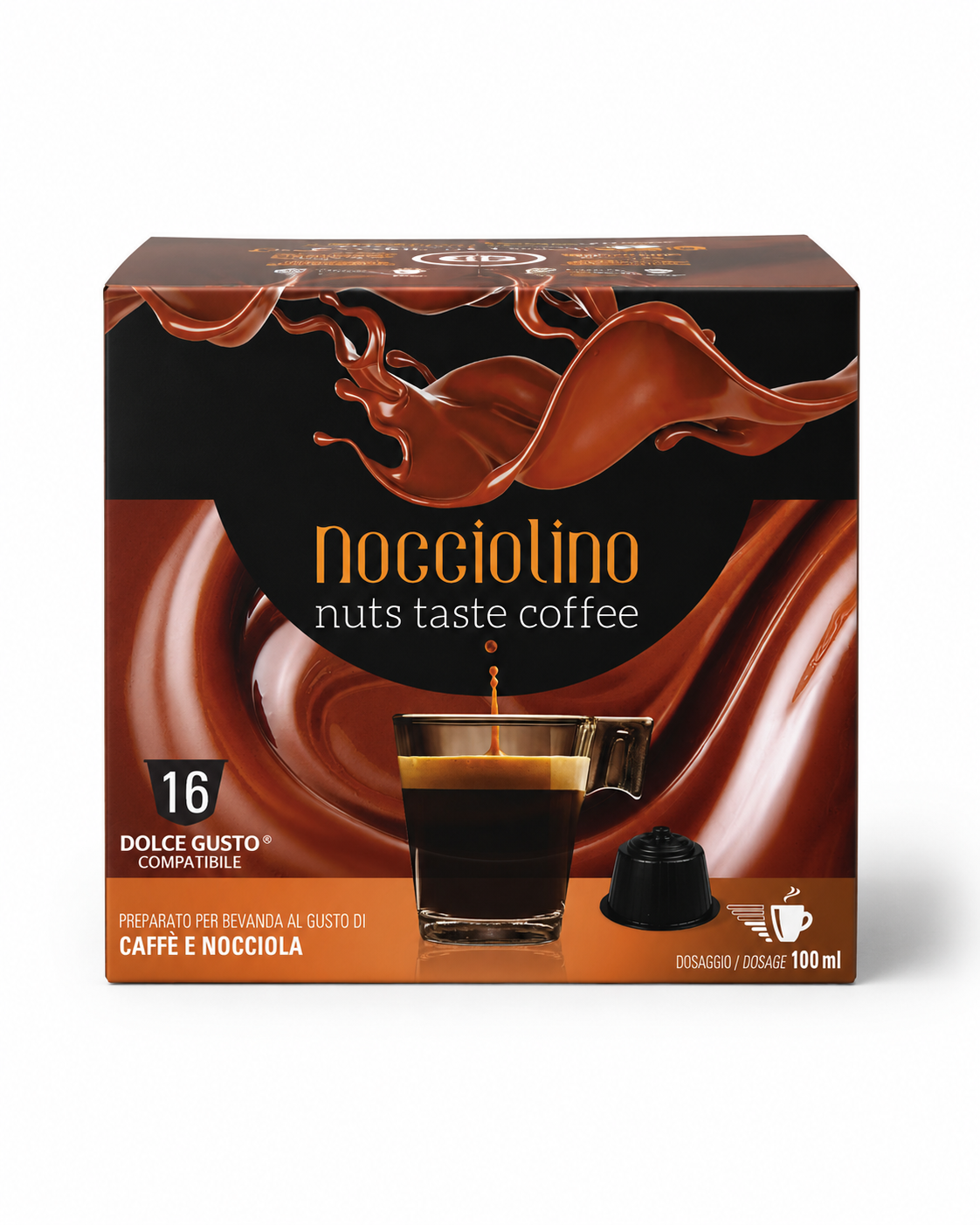 Capsule Compatibili Dolce Gusto Nocciolino Buongiorno I Love Coffee