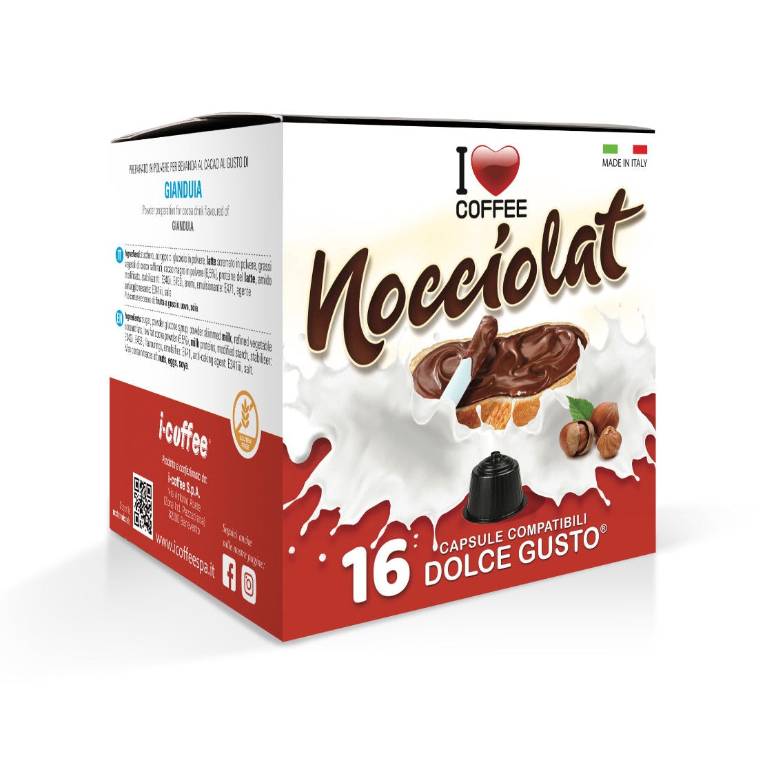 Nocciolat - 16 Capsule Compatibili DOLCE GUSTO