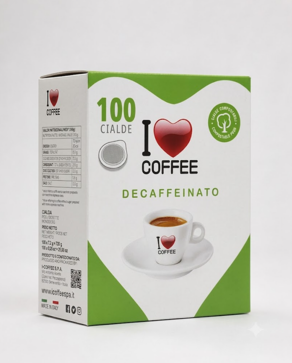 Cialde I love Coffee Dek