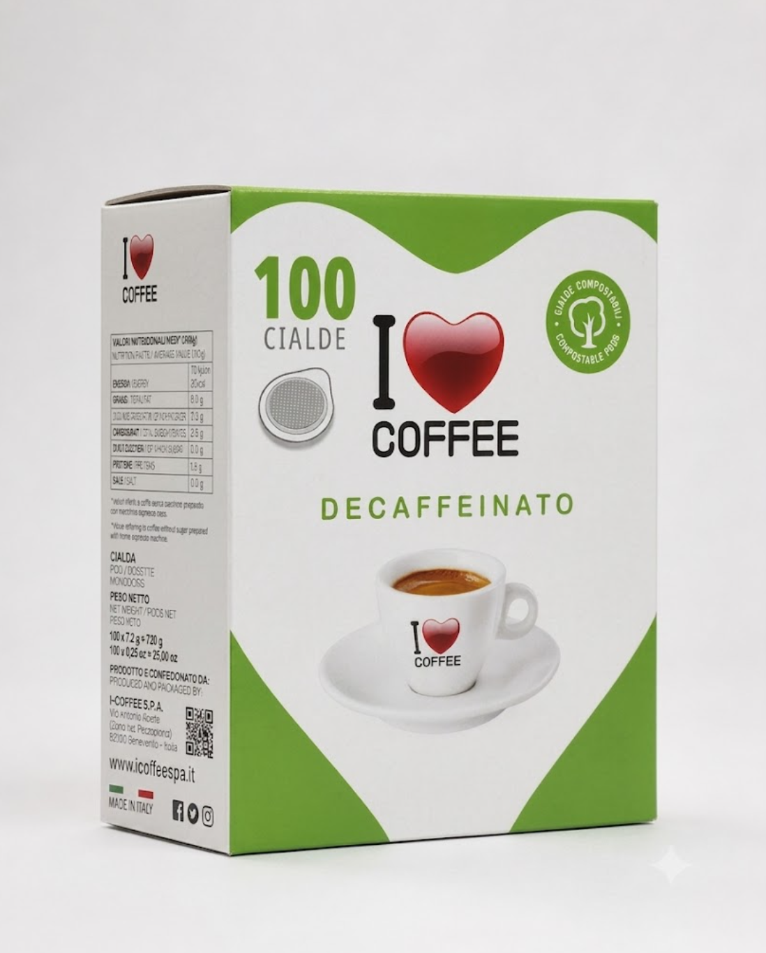 Cialde I love Coffee Dek