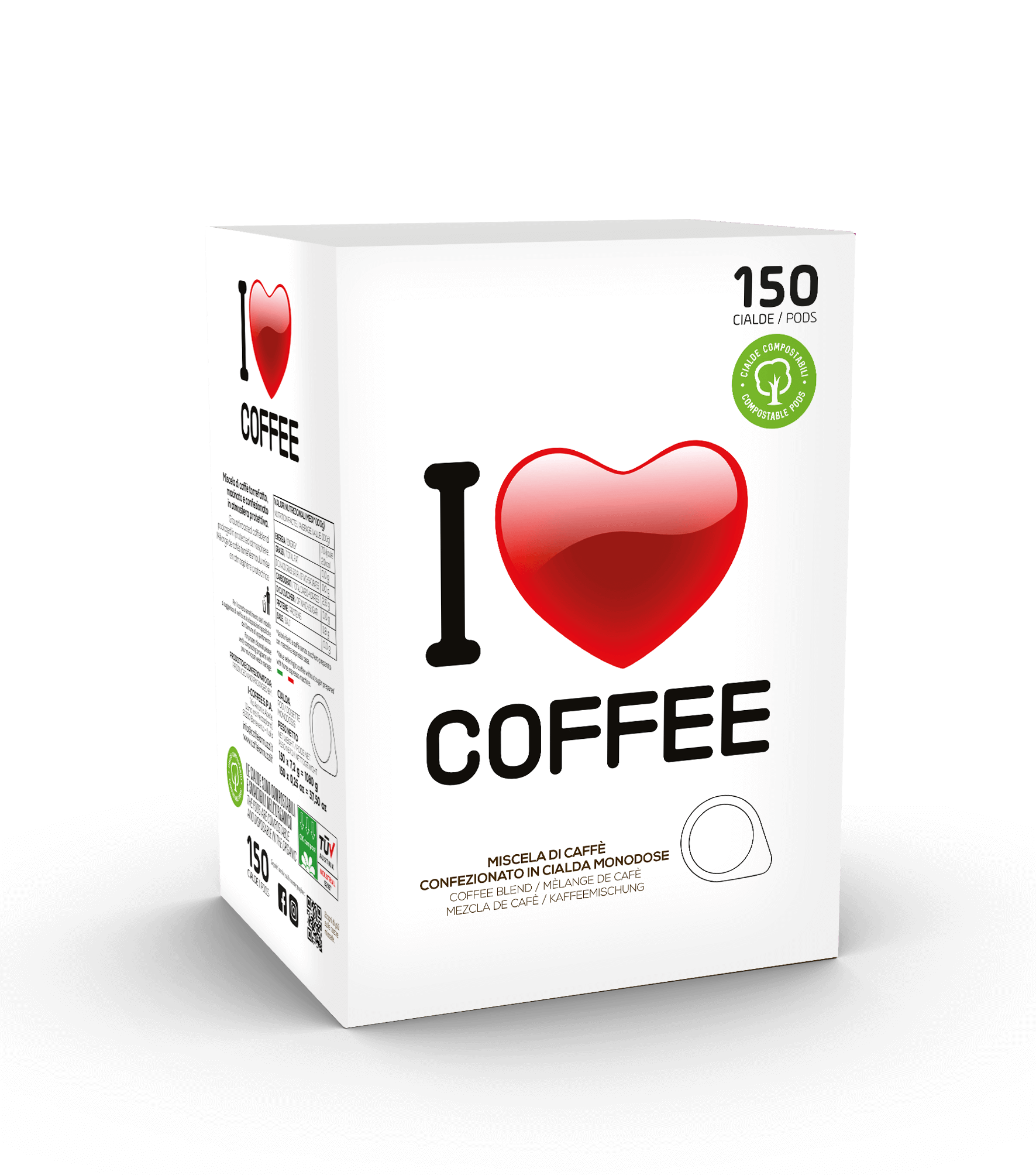Caffè I-COFFEE – Box 150 Cialde
