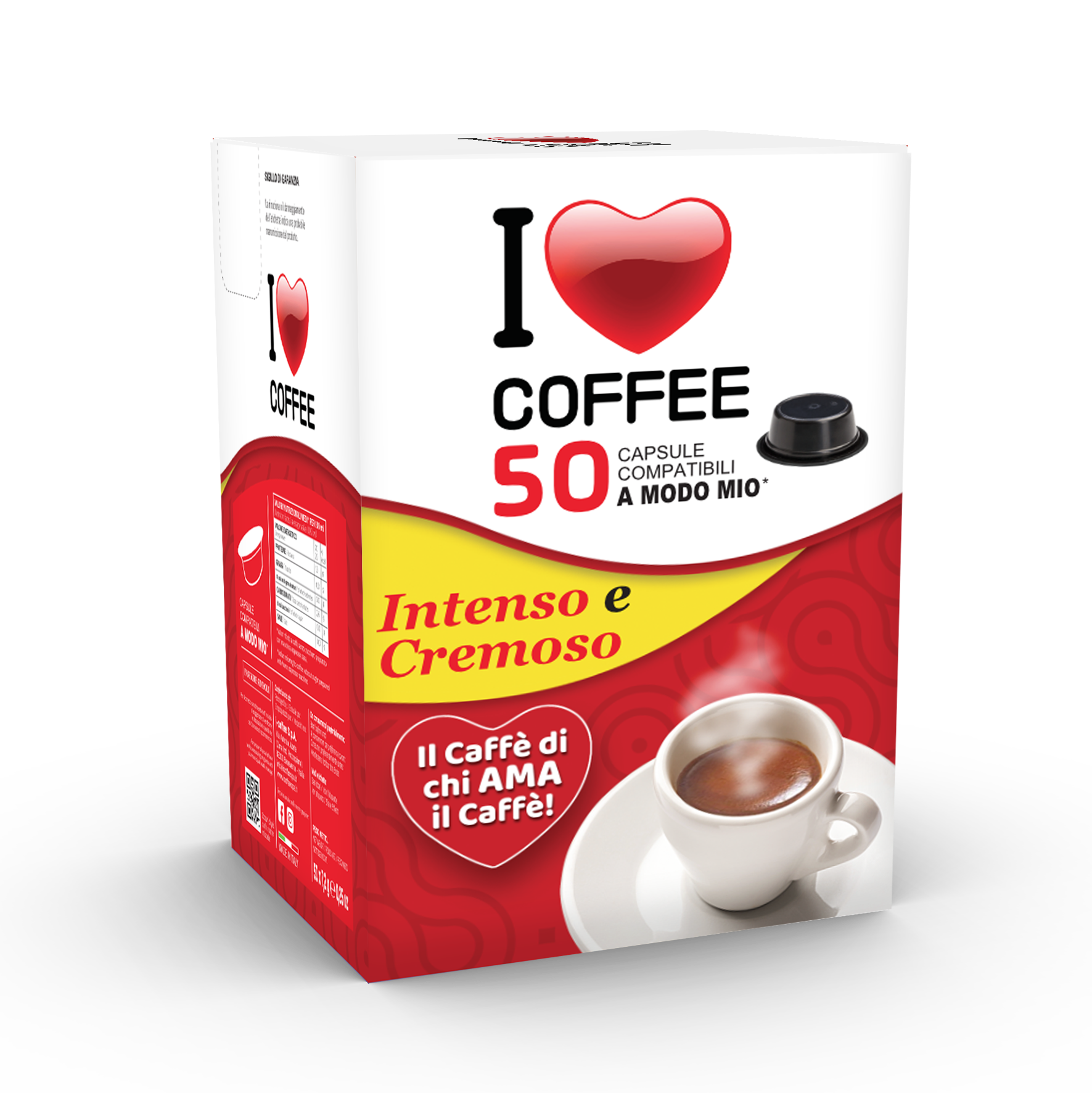 Caffè I-COFFEE – Box 50 Capsule Compatibili A Modo Mio