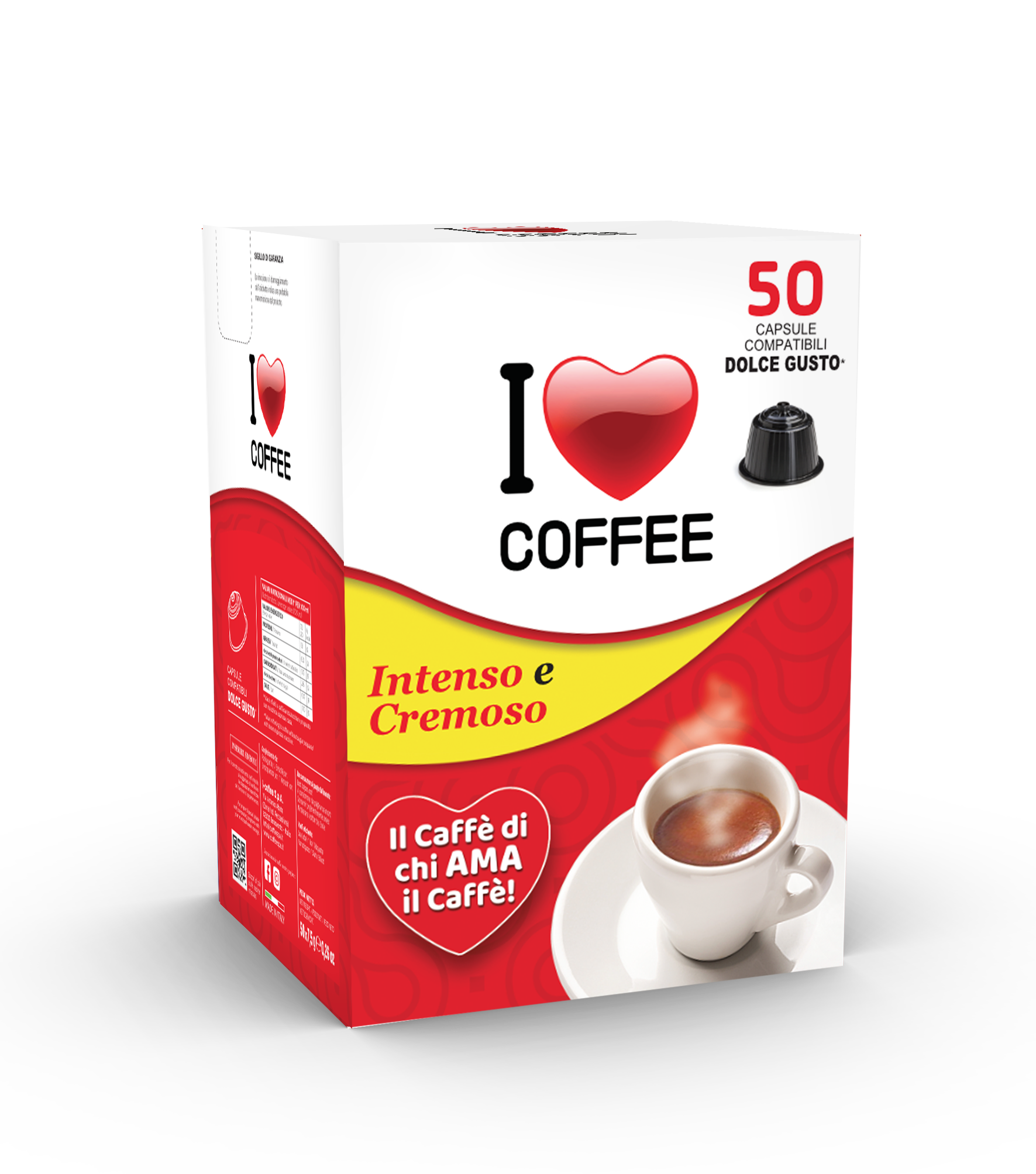 Caffè I-COFFEE – 4 Box 50 Capsule Compatibili DOLCE GUSTO